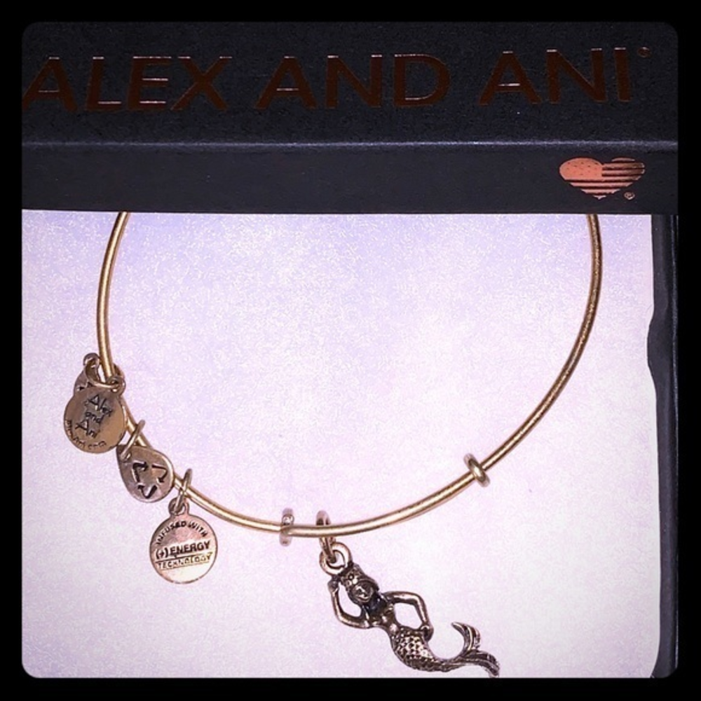 Alex and Ani full mermaid charm‎ bracelet